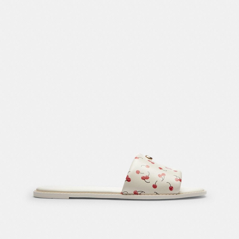 Holly Sandal With Cherry Print