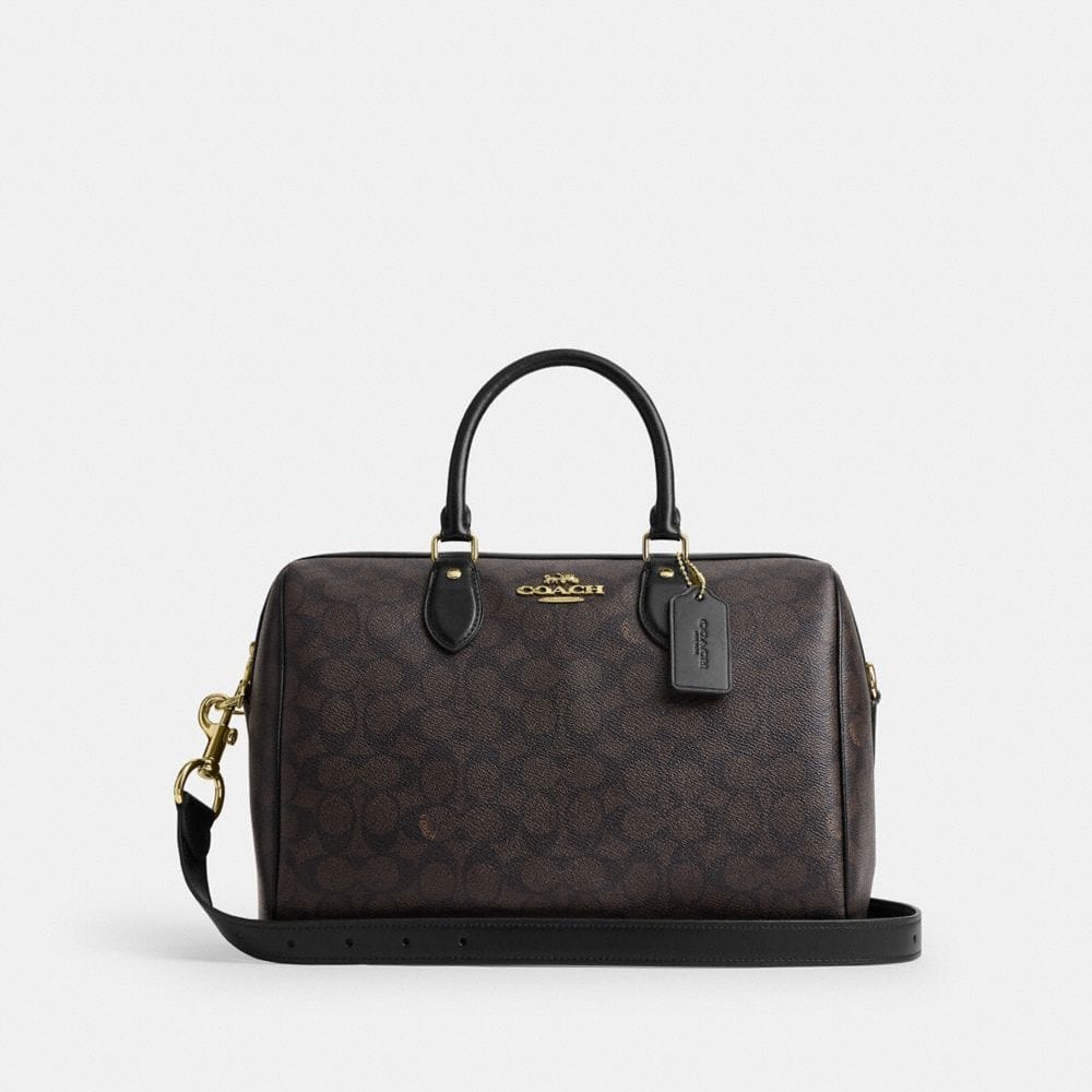 Rowan Large Satchel Bag In Signature Canvas