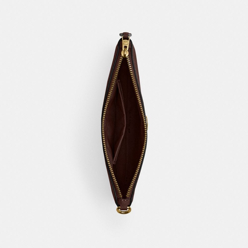 Coach Essential Small Wristlet Brass Maple