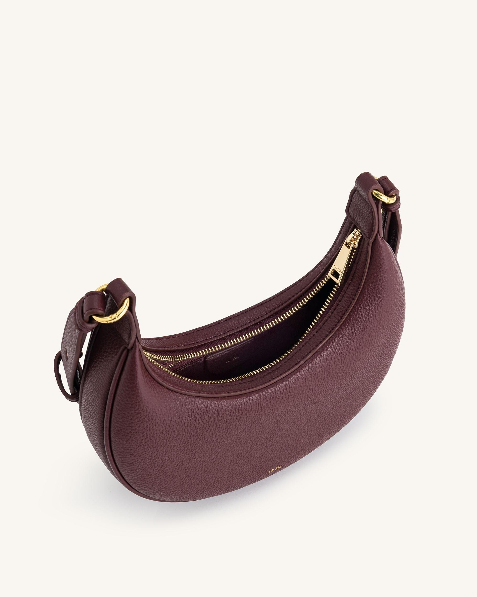 Jw Pei Carly Medium Shoulder Bag Deep Claret
