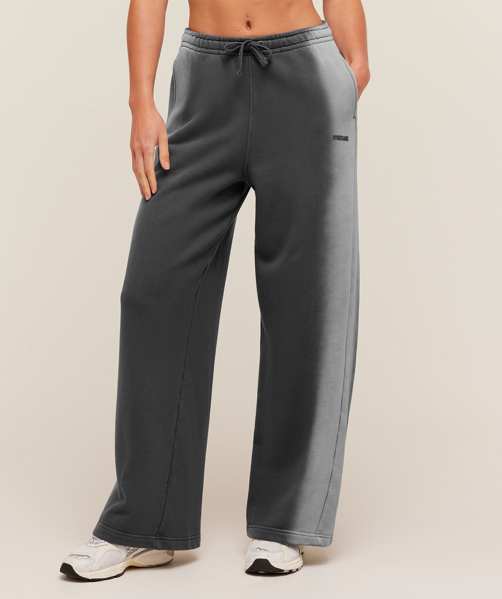 Women's Gymshark Pump Washed Straight Leg Joggers Carmine Red