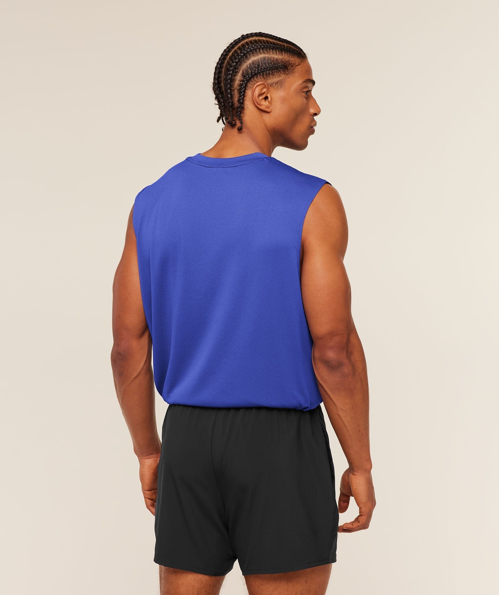 Gymshark Arrival Oversized Tank Force Blue