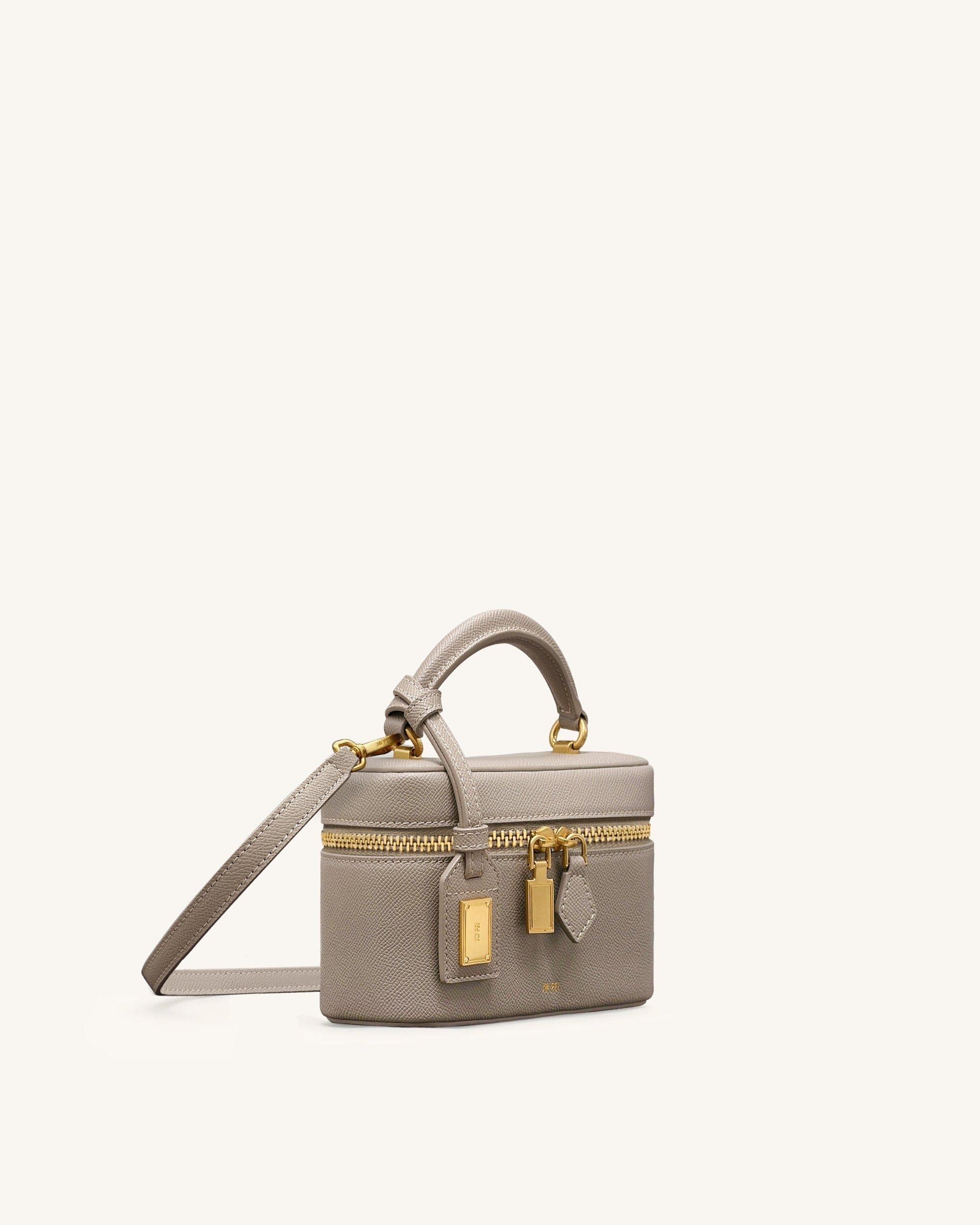 Jw Pei Cleo Box Shape Top Handle Bag Taupe