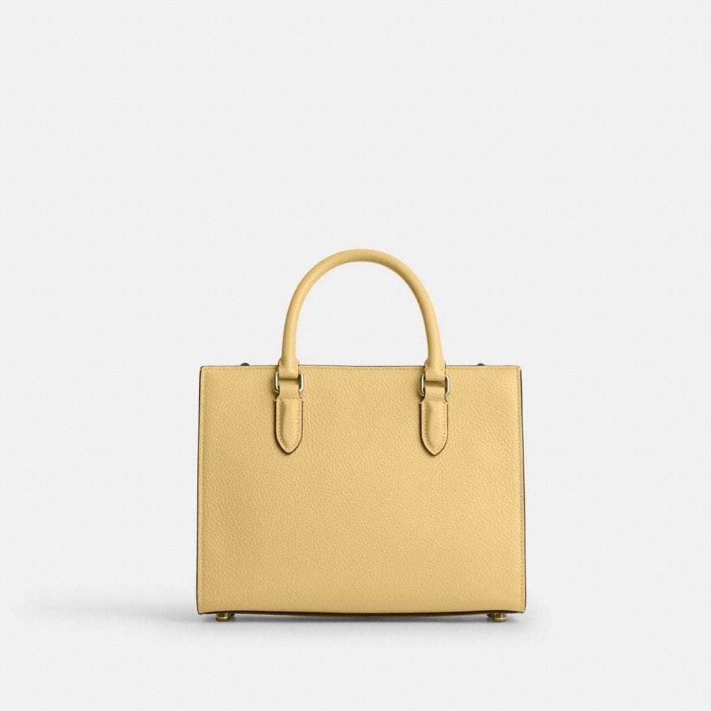 Coach Maggie Small Tote Bag Gold Vanilla