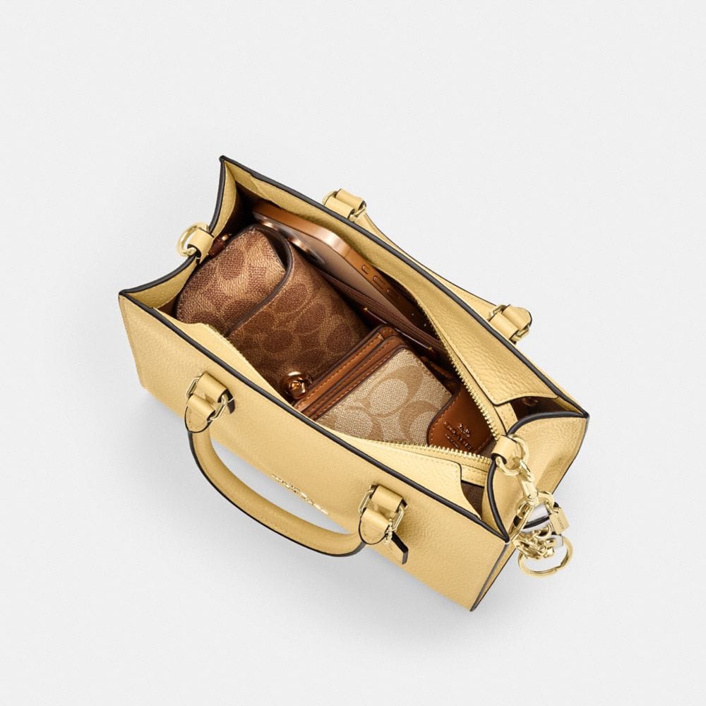 Coach Maggie Small Tote Bag Gold Vanilla