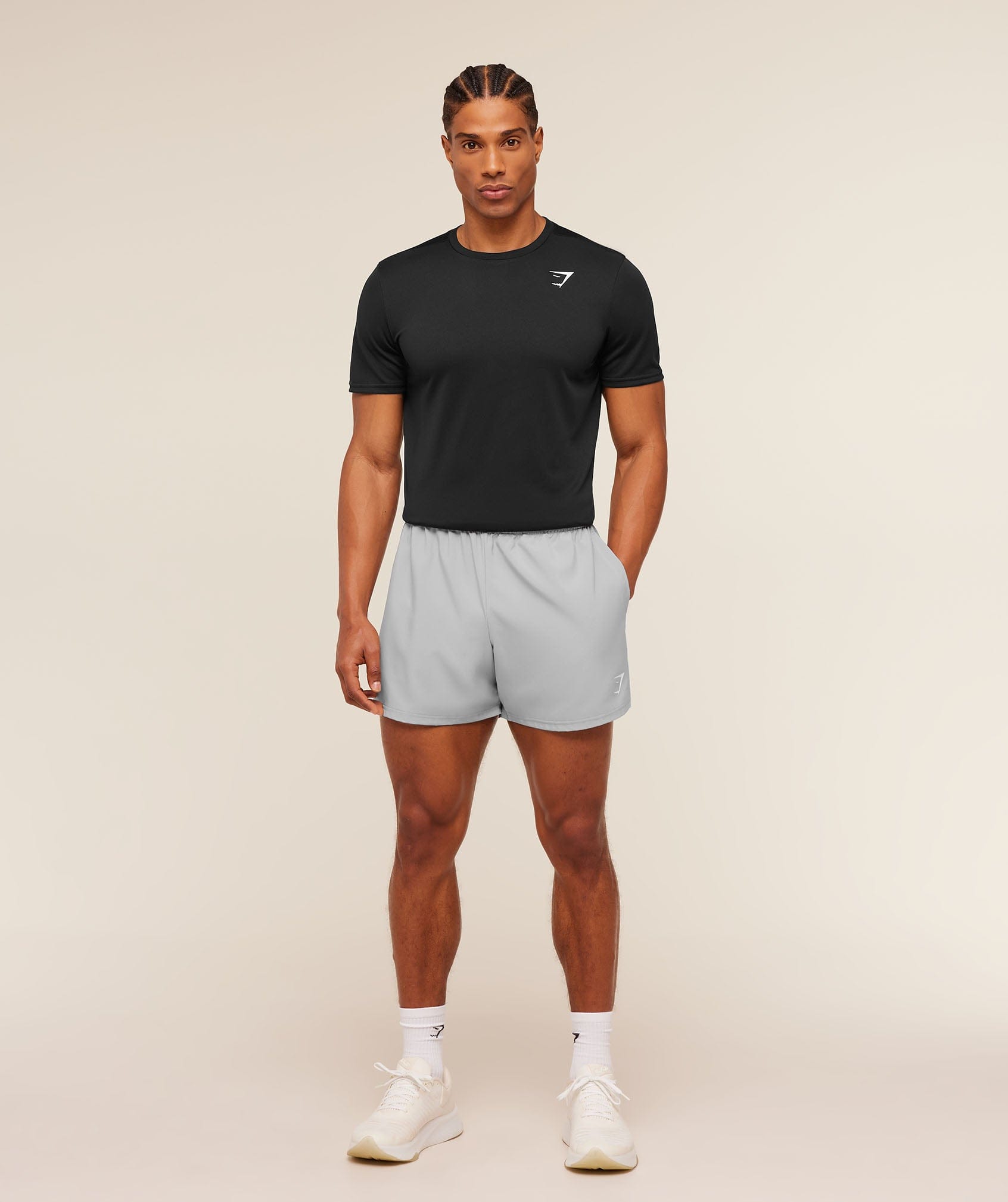 Gymshark Arrival 5" Shorts Stratus Grey
