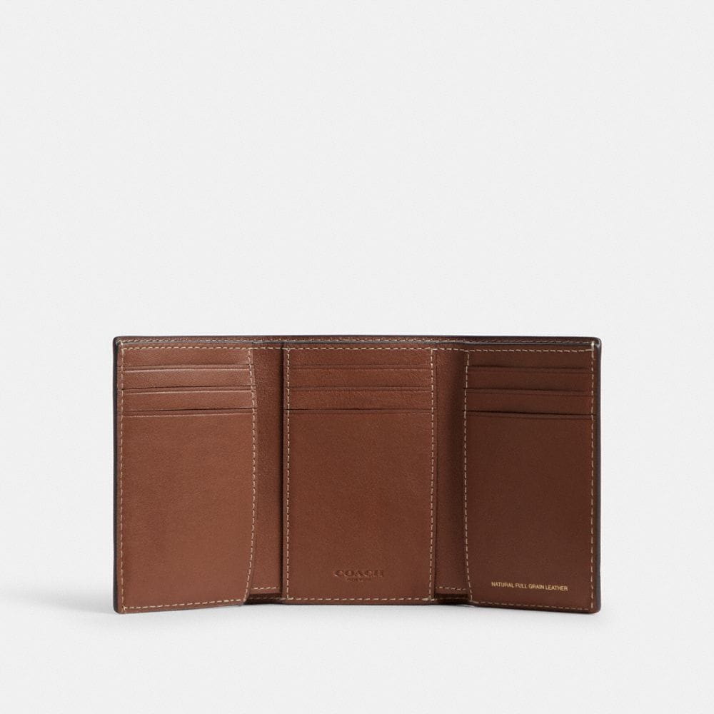 Coach Trifold Wallet Redwood