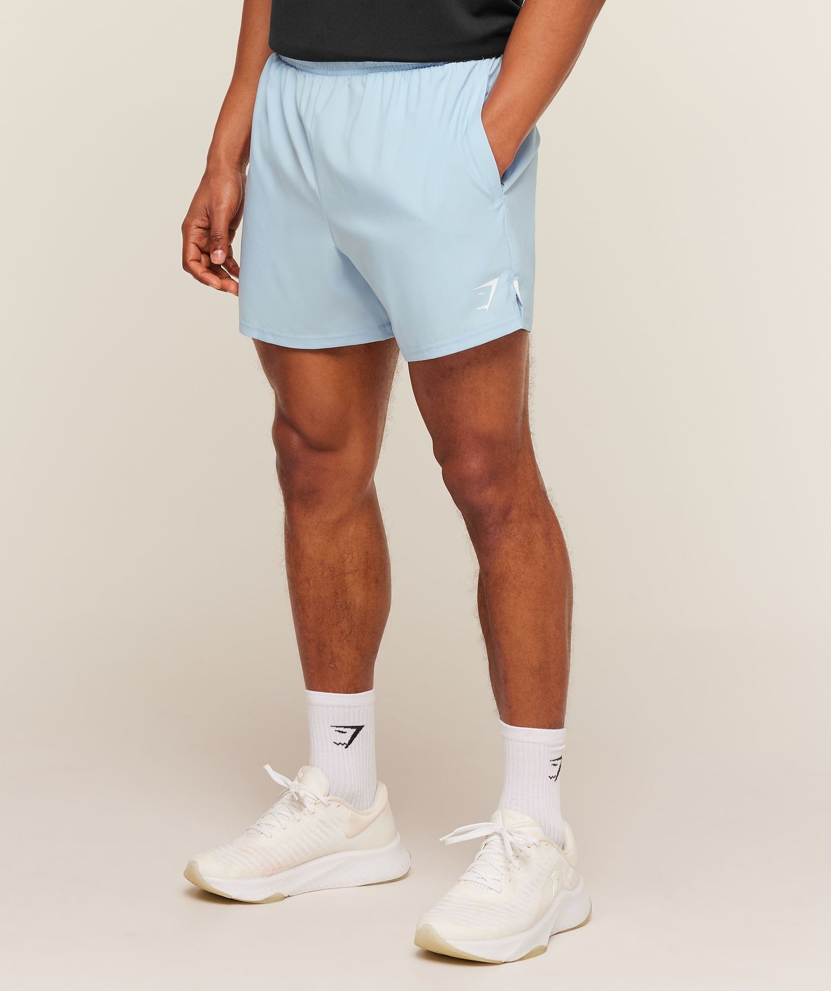 Gymshark Arrival Contrast Shorts Chilled Blue