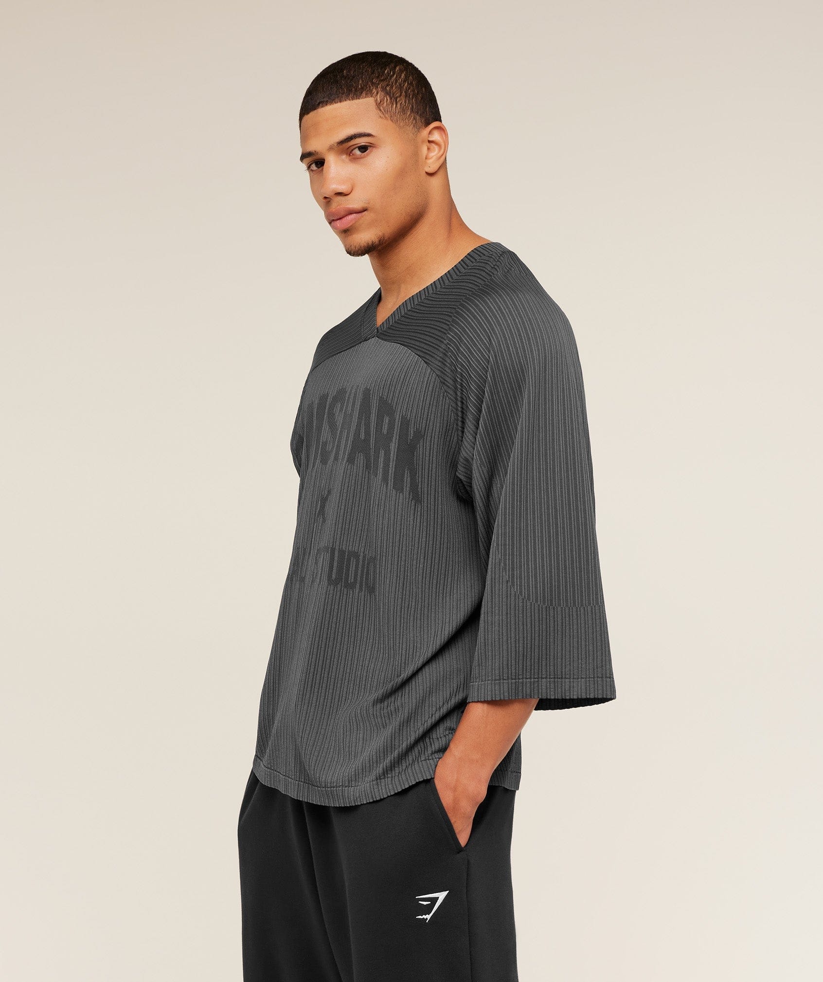 Gymshark Gymshark X Saalt Studios Seamless Jersey Gs Asphalt Grey