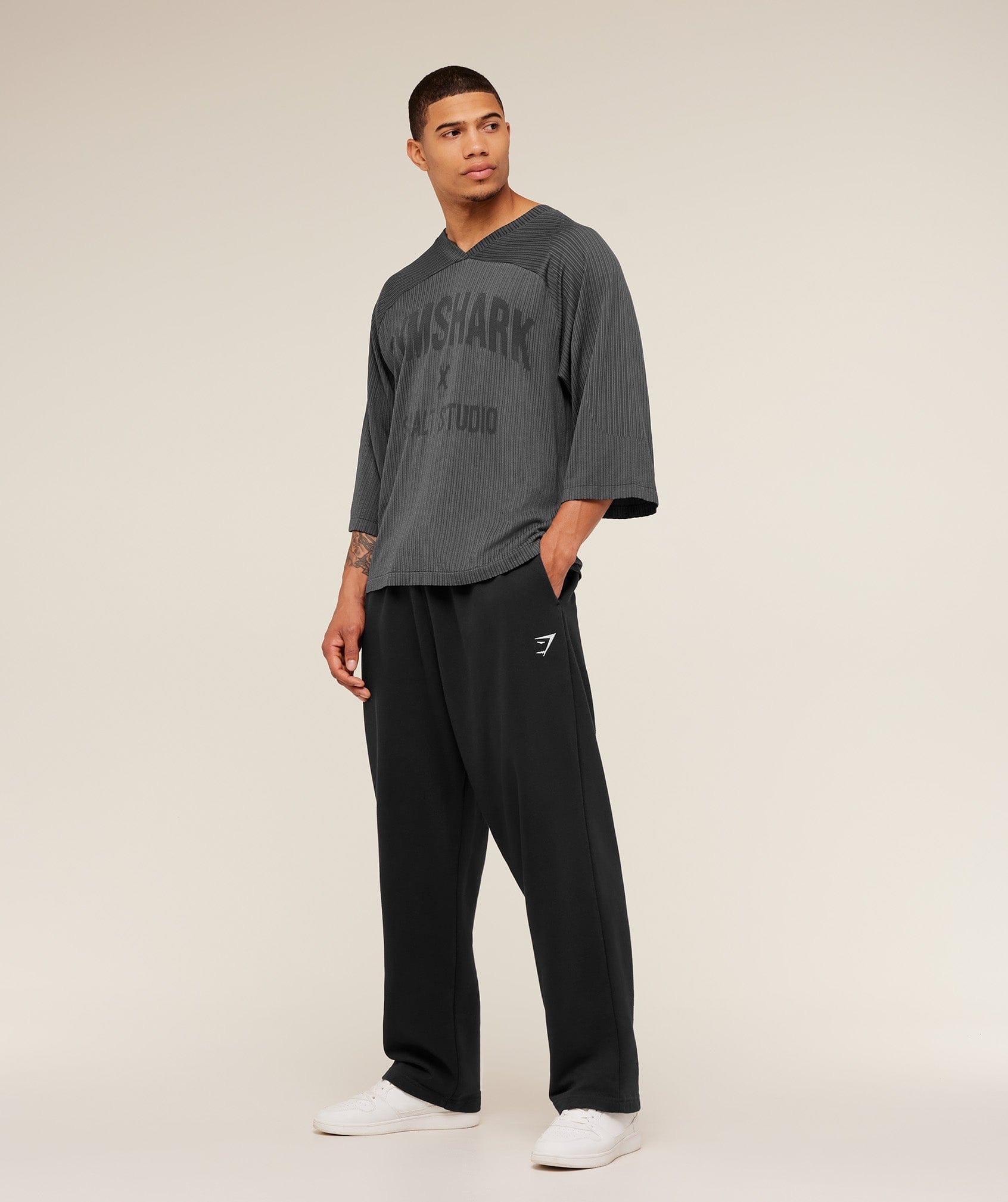 Gymshark Gymshark X Saalt Studios Seamless Jersey Gs Asphalt Grey