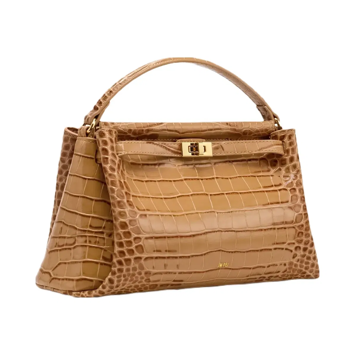 Jw Pei Carmen Top Handle Bag Khaki Croc