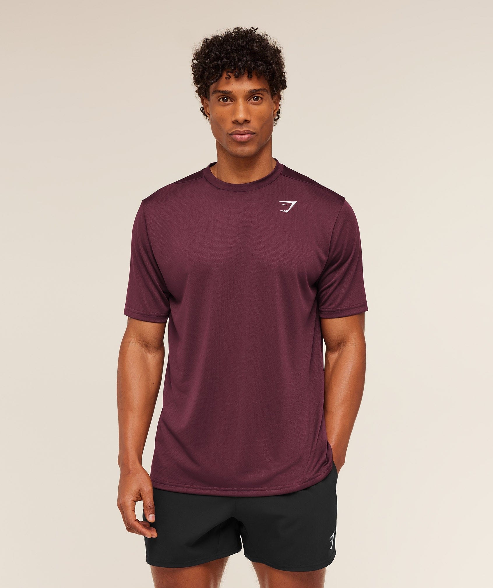 Gymshark Arrival T-Shirt Gs Impact Burgundy