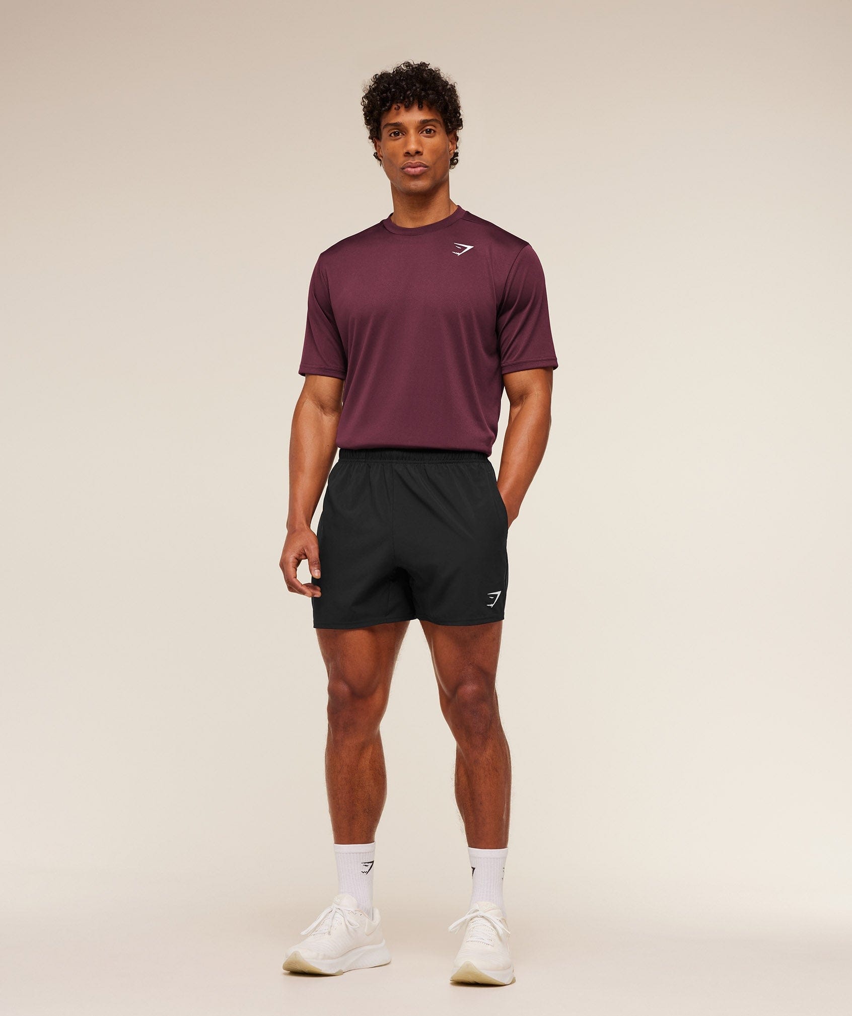 Gymshark Arrival T-Shirt Gs Impact Burgundy