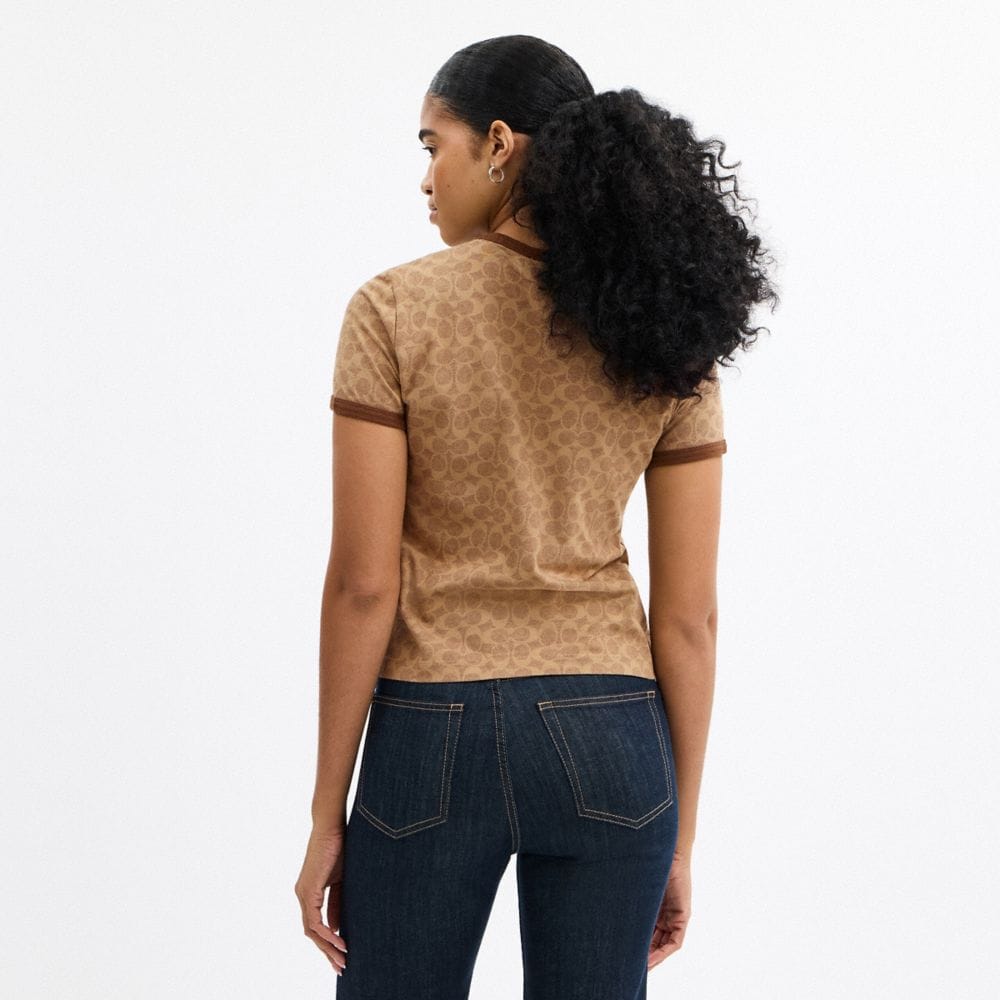 Signature Ringer T-Shirt In Organic Cotton