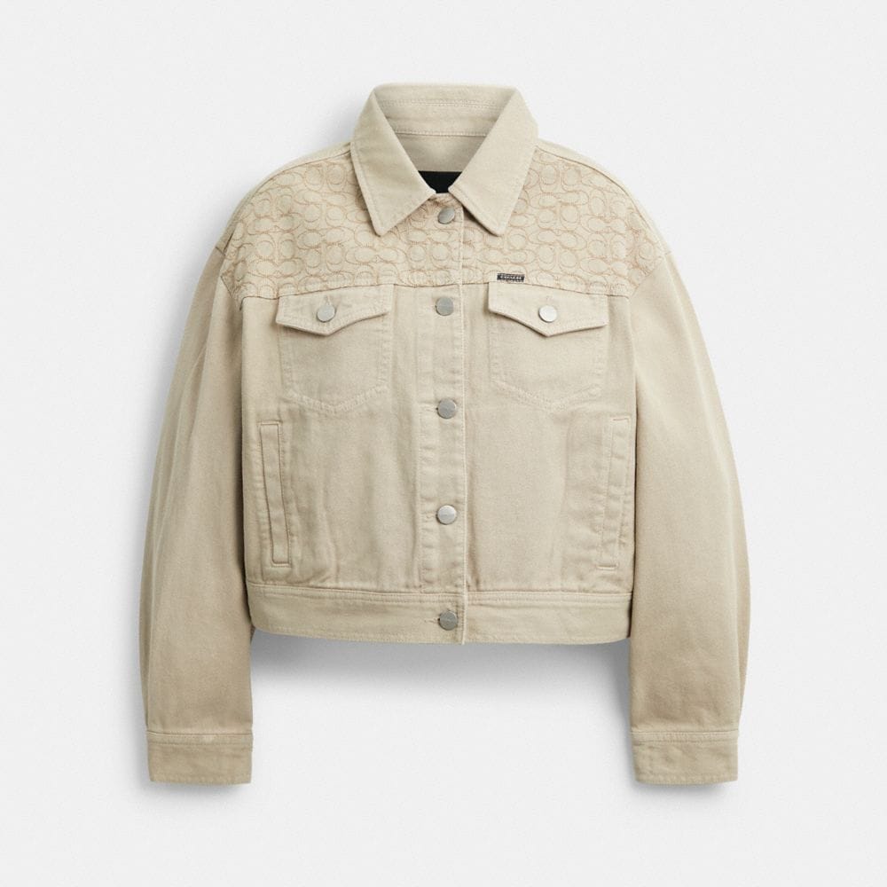 Garment Dyed Denim Jacket