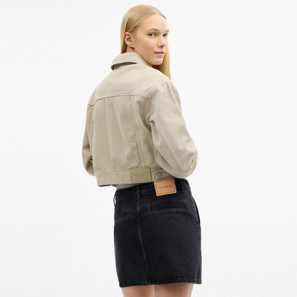 Garment Dyed Denim Jacket