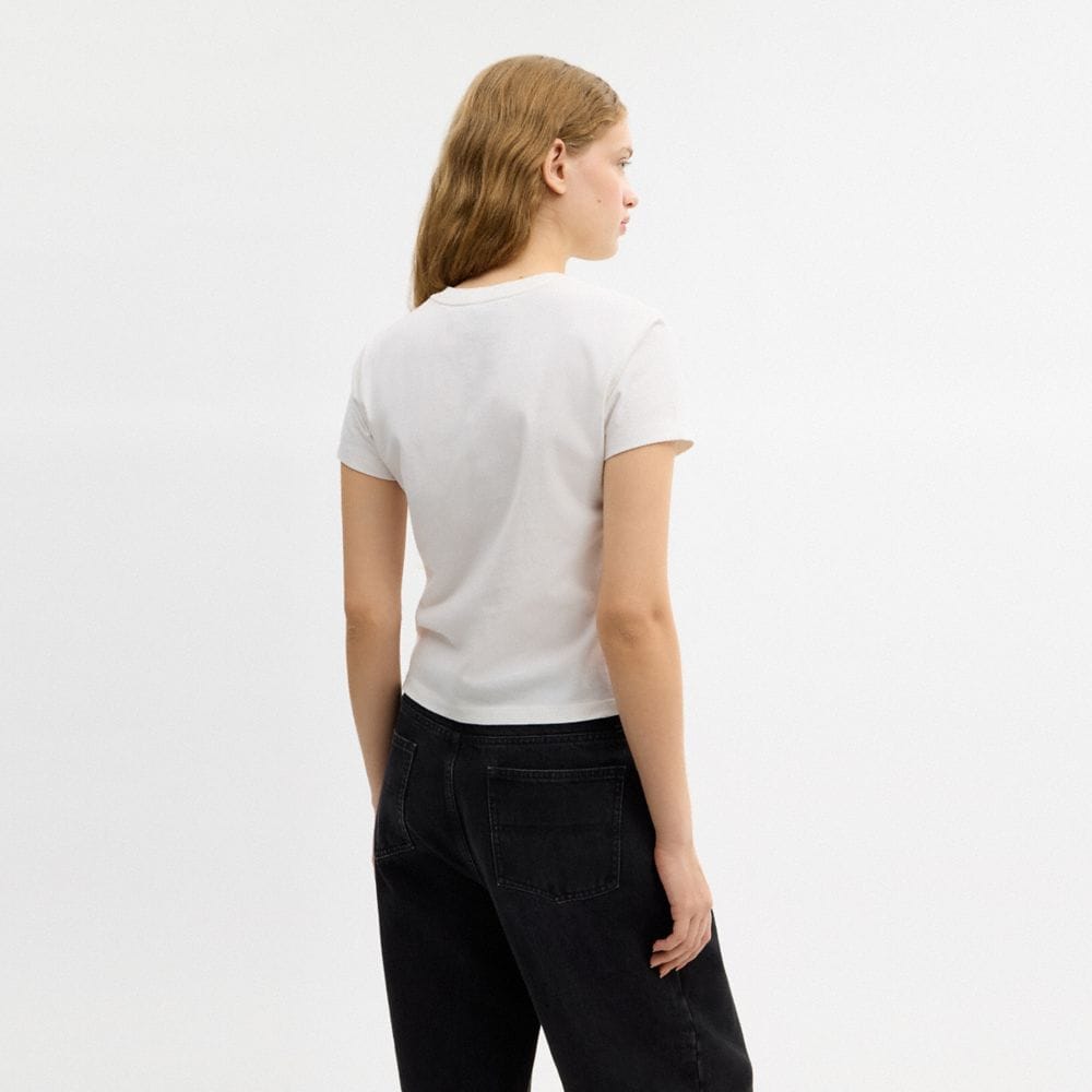 Bow T-Shirt In Organic Cotton