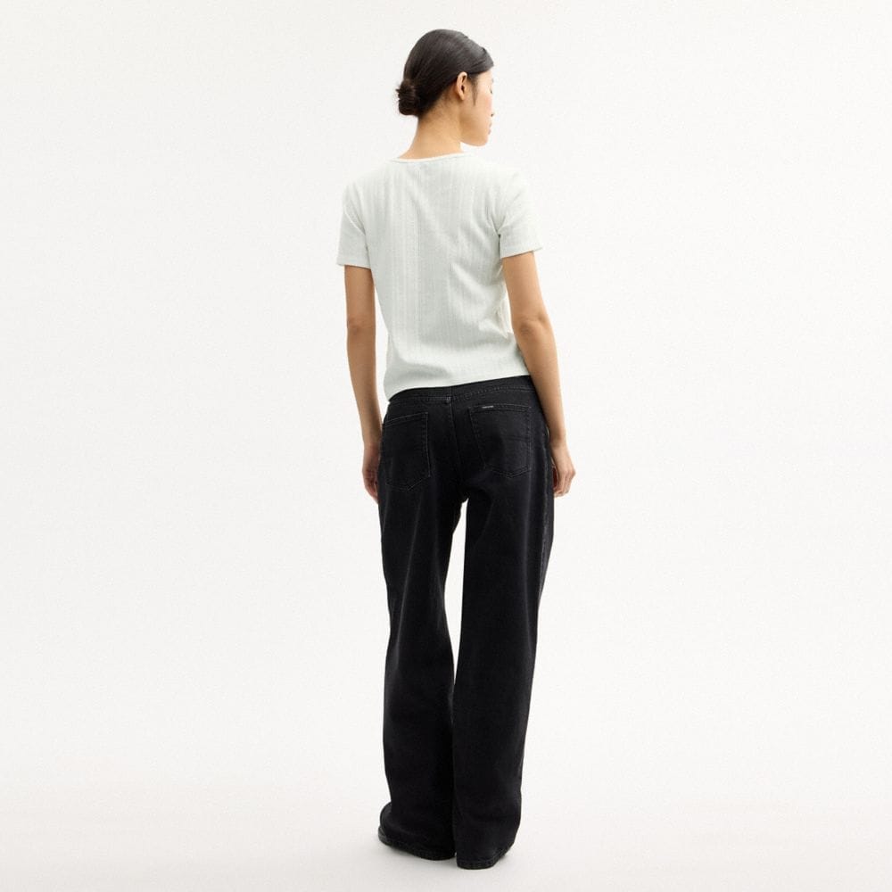 Pointelle T-Shirt