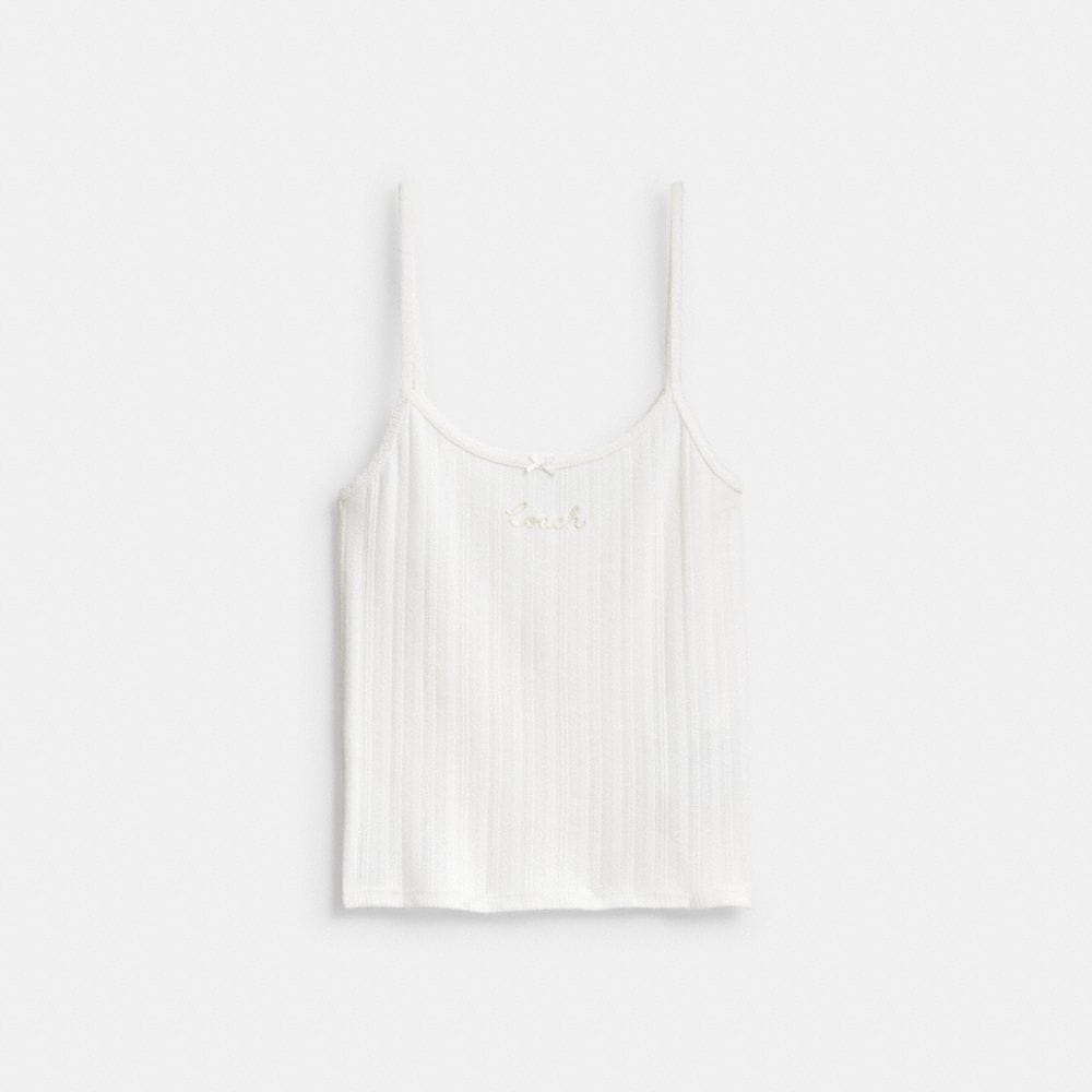 Pointelle Tank