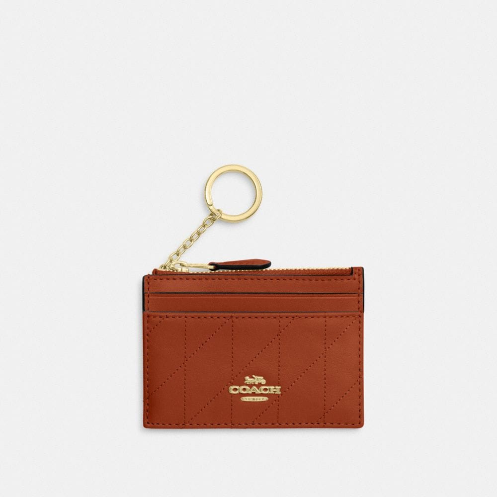 Mini Skinny Id Case With Quilting