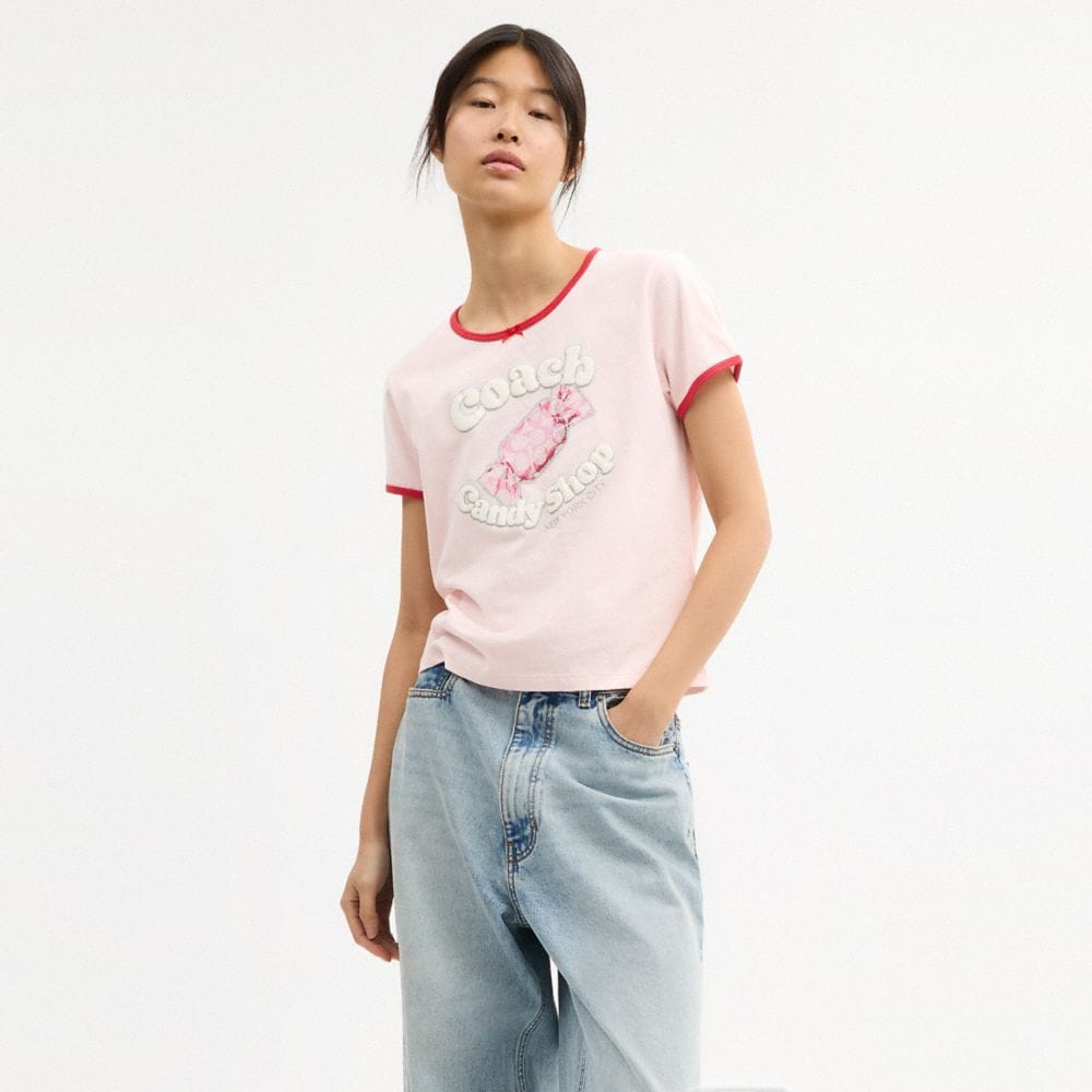 Candy Shop Scoop Neck T-Shirt