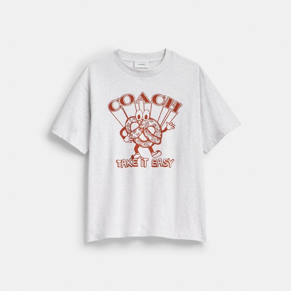 Pretzel Relaxed T-Shirt In Organic Cotton