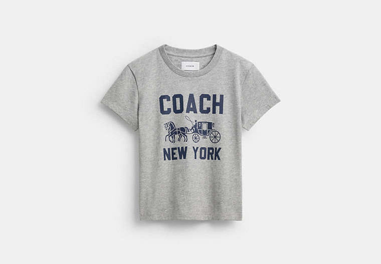 Horse And Carriage T-Shirt In Organic Cotton