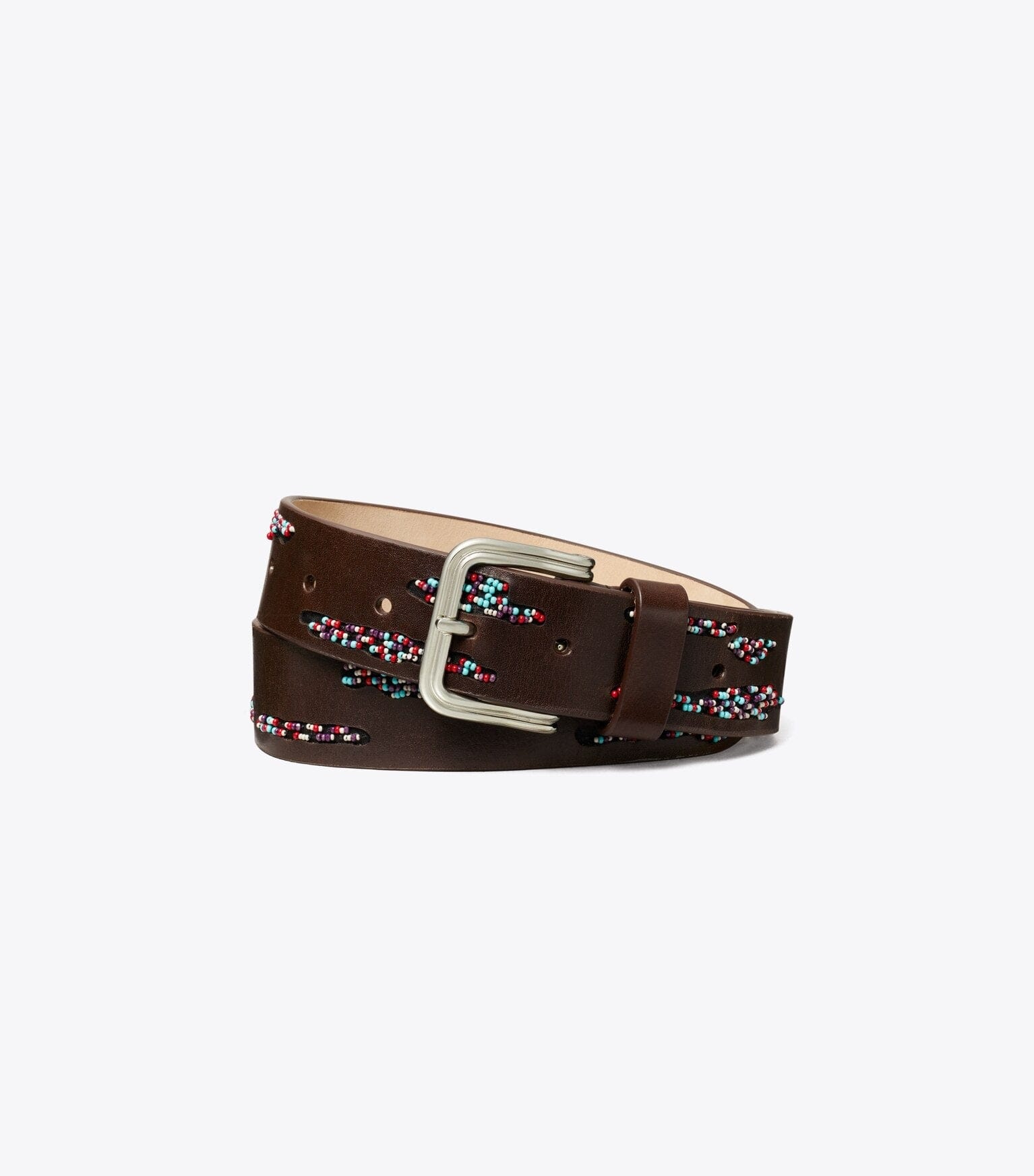 Double Wire Beaded Buckle Belt