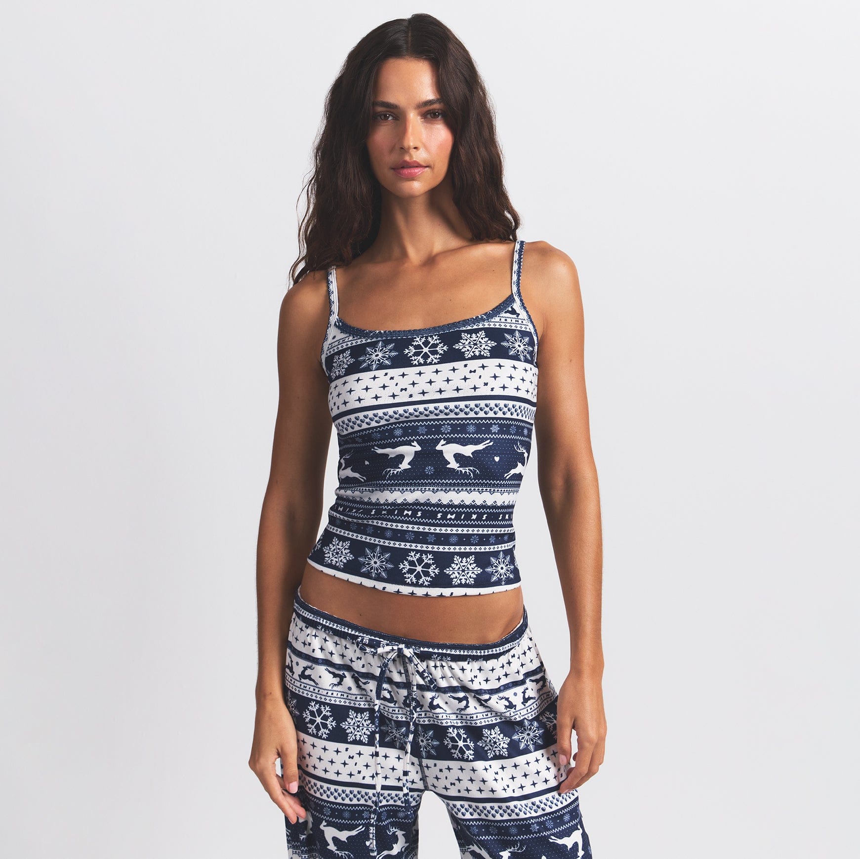 Logo Plush Pointelle Cami