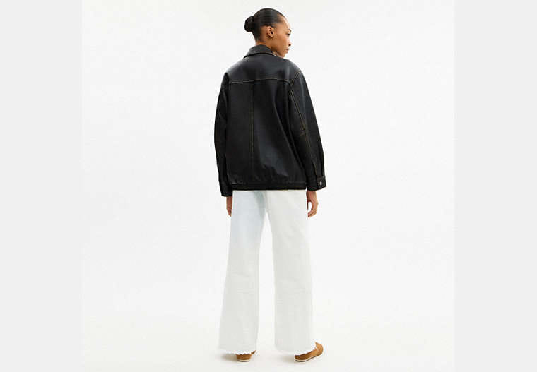 Loved Oversized Leather Jacket
