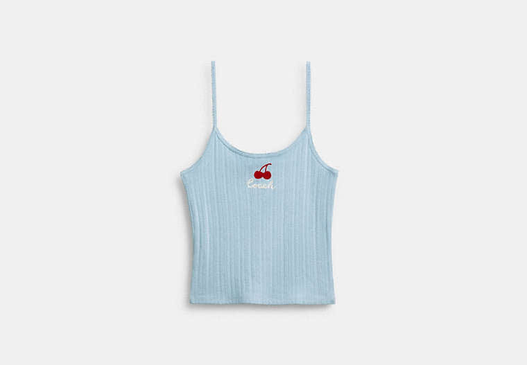 Cherry Pointelle Tank