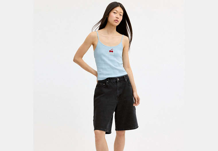 Cherry Pointelle Tank