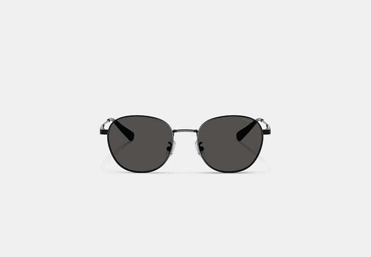 Metal Hangtag Round Sunglasses
