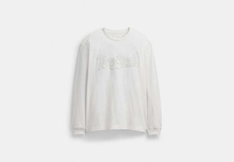 New York Long Sleeve T-Shirt In Organic Cotton