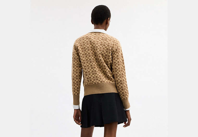 Signature Relaxed V-Neck Cardigan