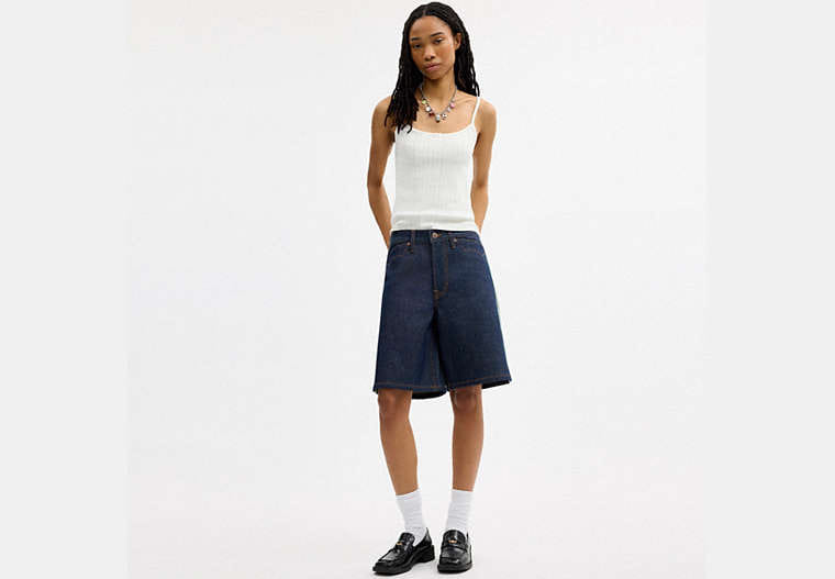 Coach | Brain Dead Denim Skater Shorts In Recycled Cotton