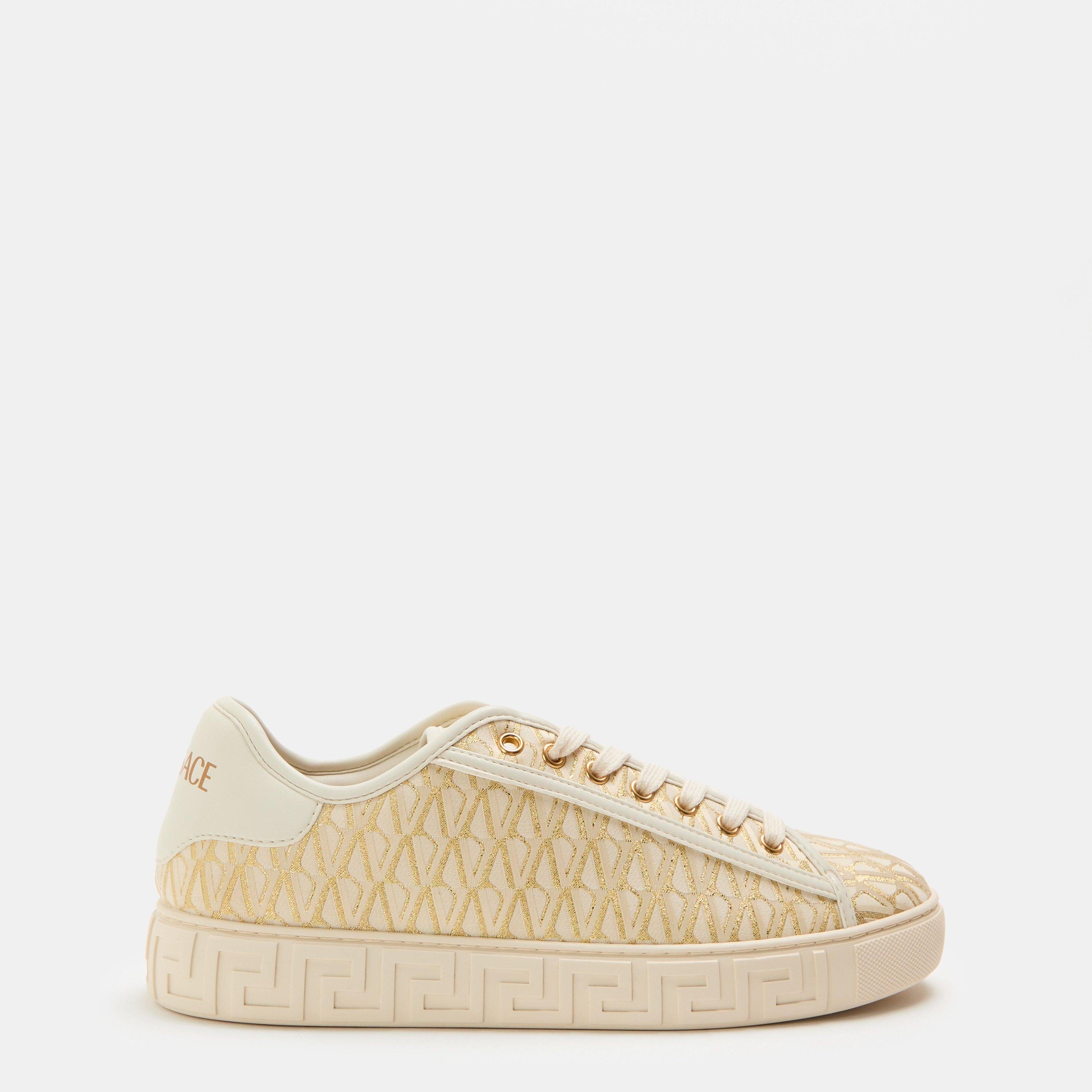 Pattern Cushioned Low-Top Trainers