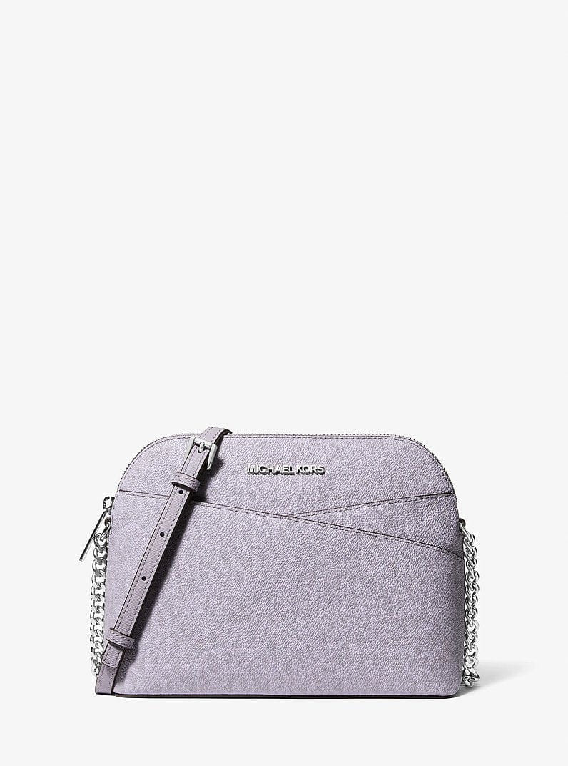 Jet Set Travel Medium Logo Dome Crossbody Bag