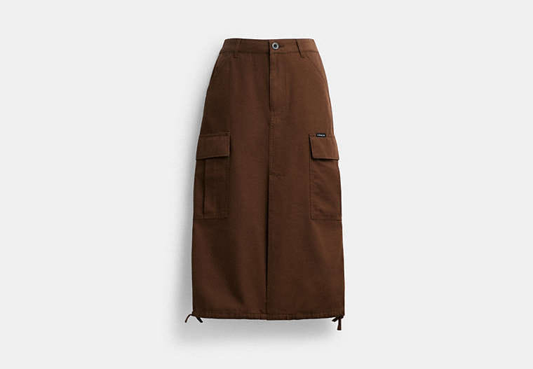 Cargo Maxi Skirt In Organic Cotton
