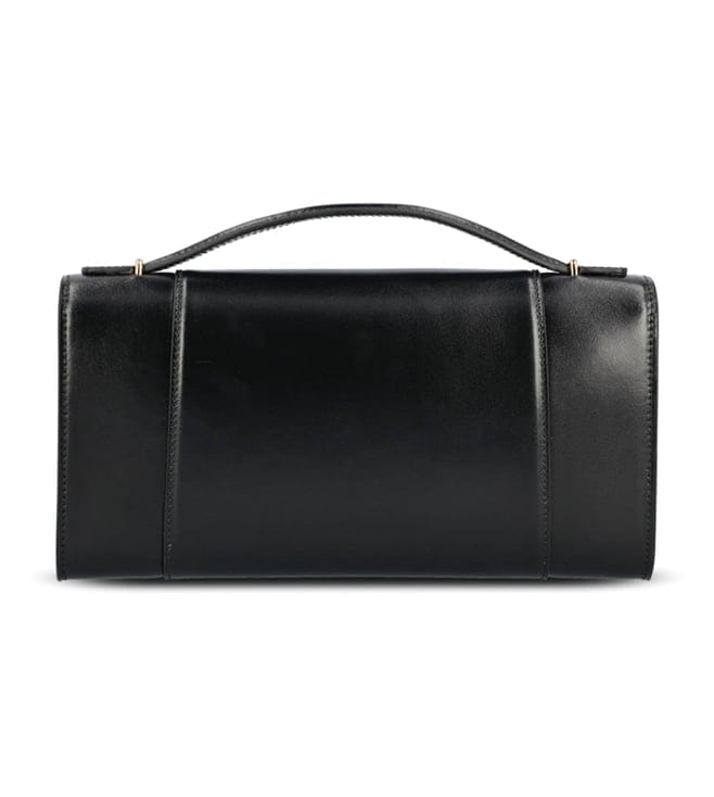 Balenciaga Black Logo Clutch