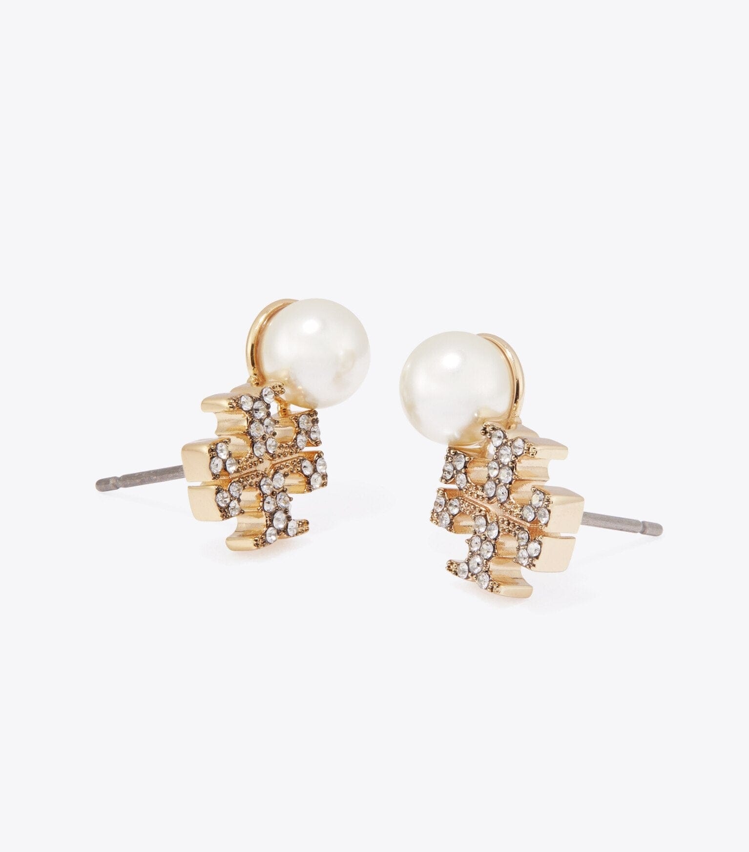 Moondance Logo and Pearl Stud Earrings