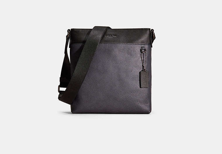 Restored Metropolitan Slim Messenger In Colorblock