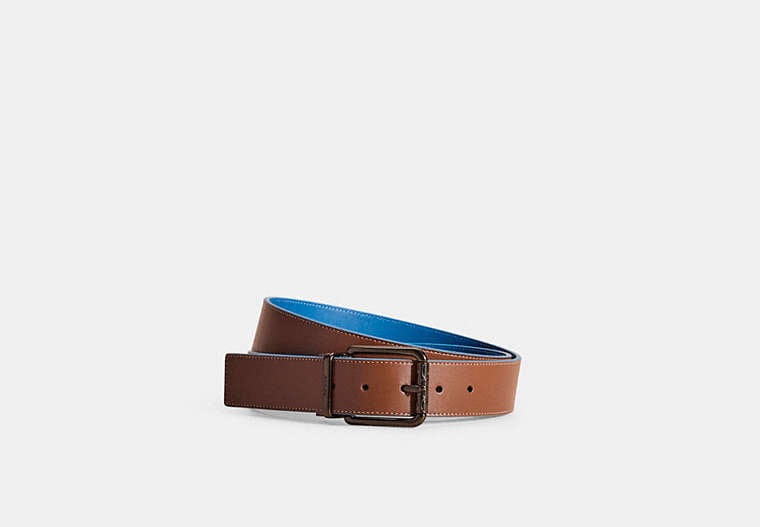 Restored Roller Buckle Cut-To-Size Reversible Belt, 38 Mm