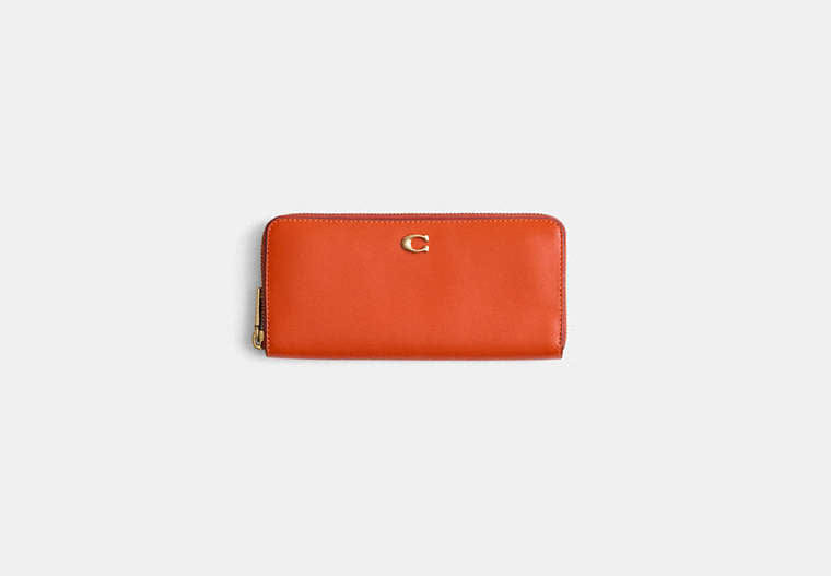 Restored Slim Accordion Zip Wallet