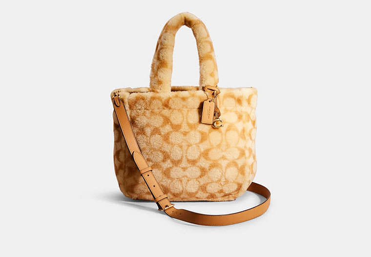 Restored Tote 28 In Signature Shearling