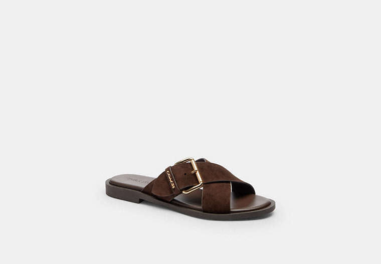 Crisscross Buckle Sandal