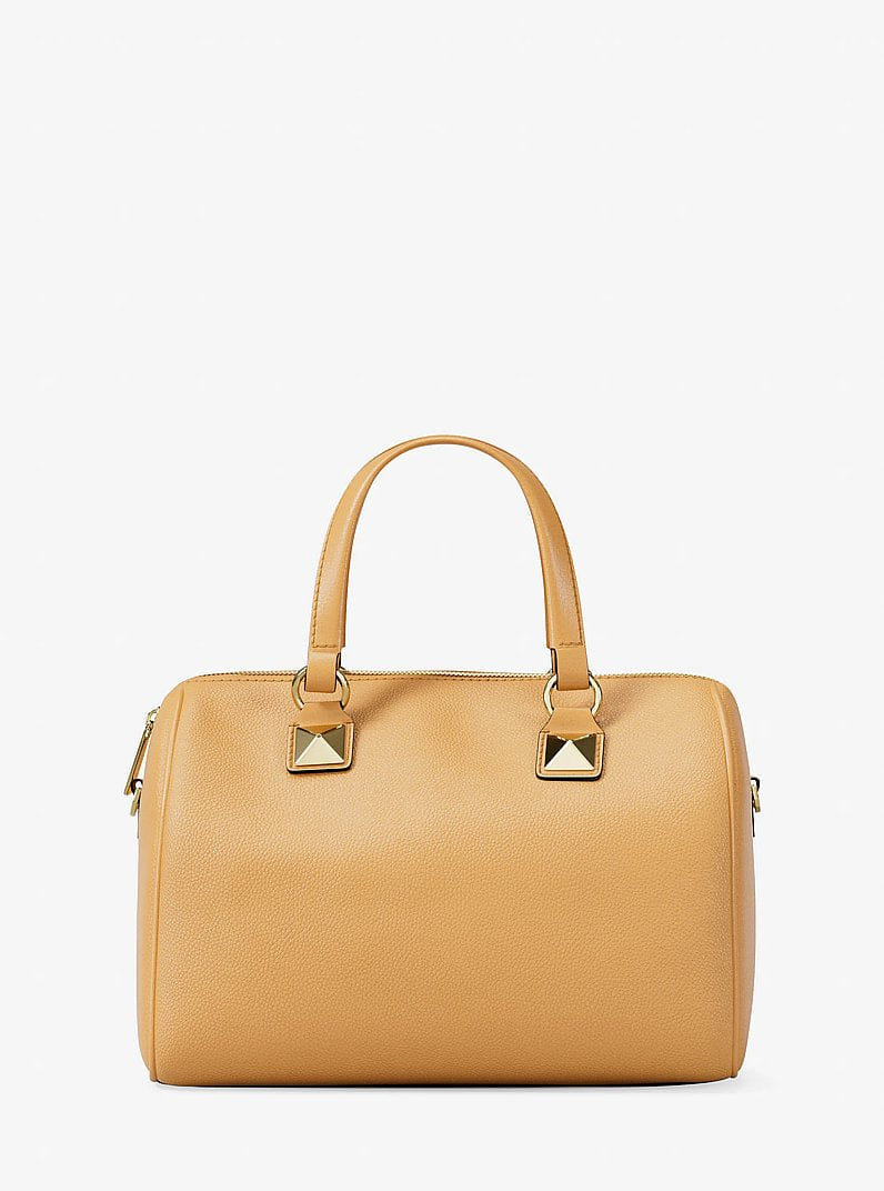 Grayson Medium Pebbled Leather Duffel Bag