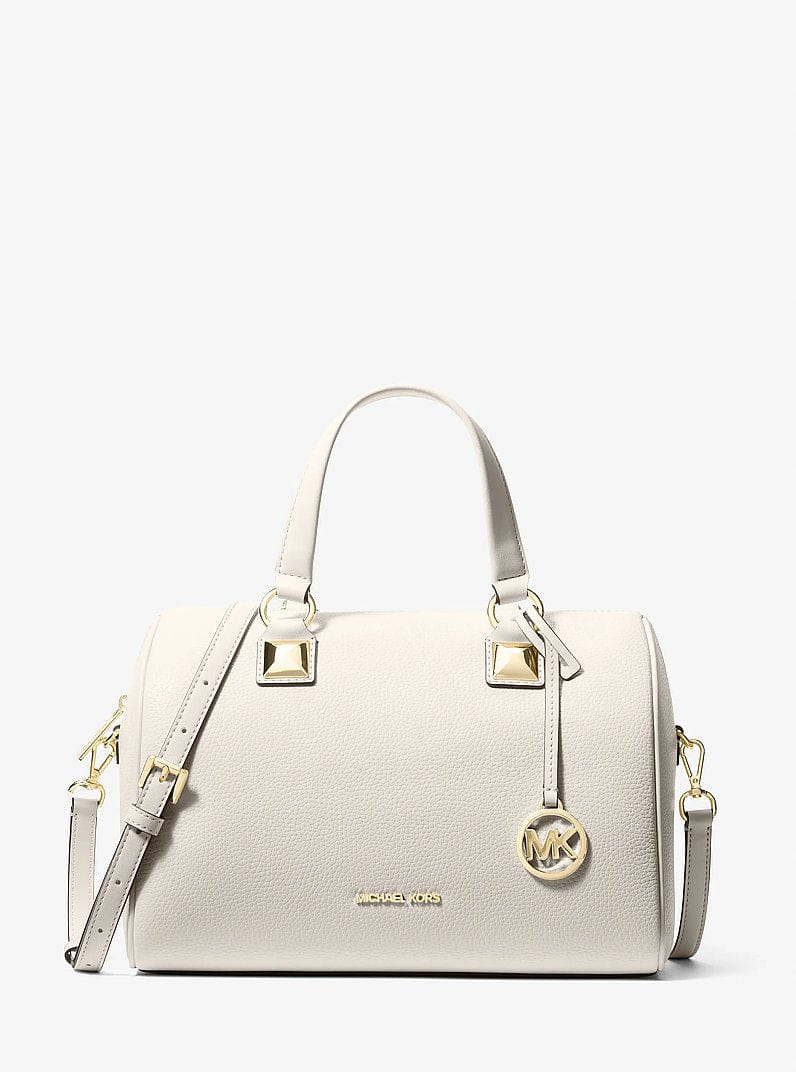 Grayson Medium Pebbled Leather Duffel Bag
