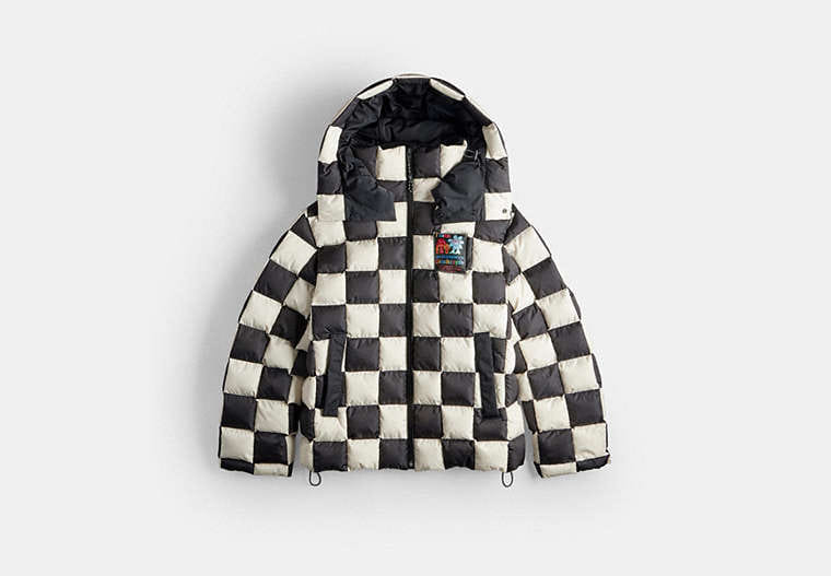 Coachtopia Loop Puffer Jacket With Checkerboard Quilting