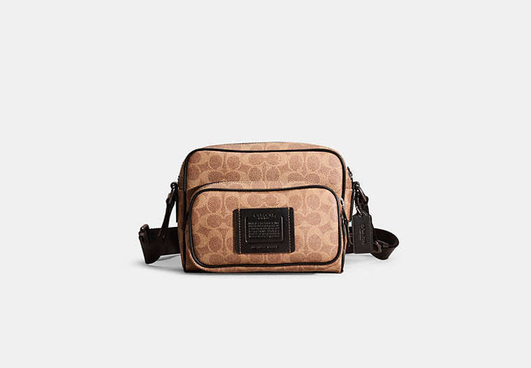 Restored Academy Sport Crossbody In Signature Canvas